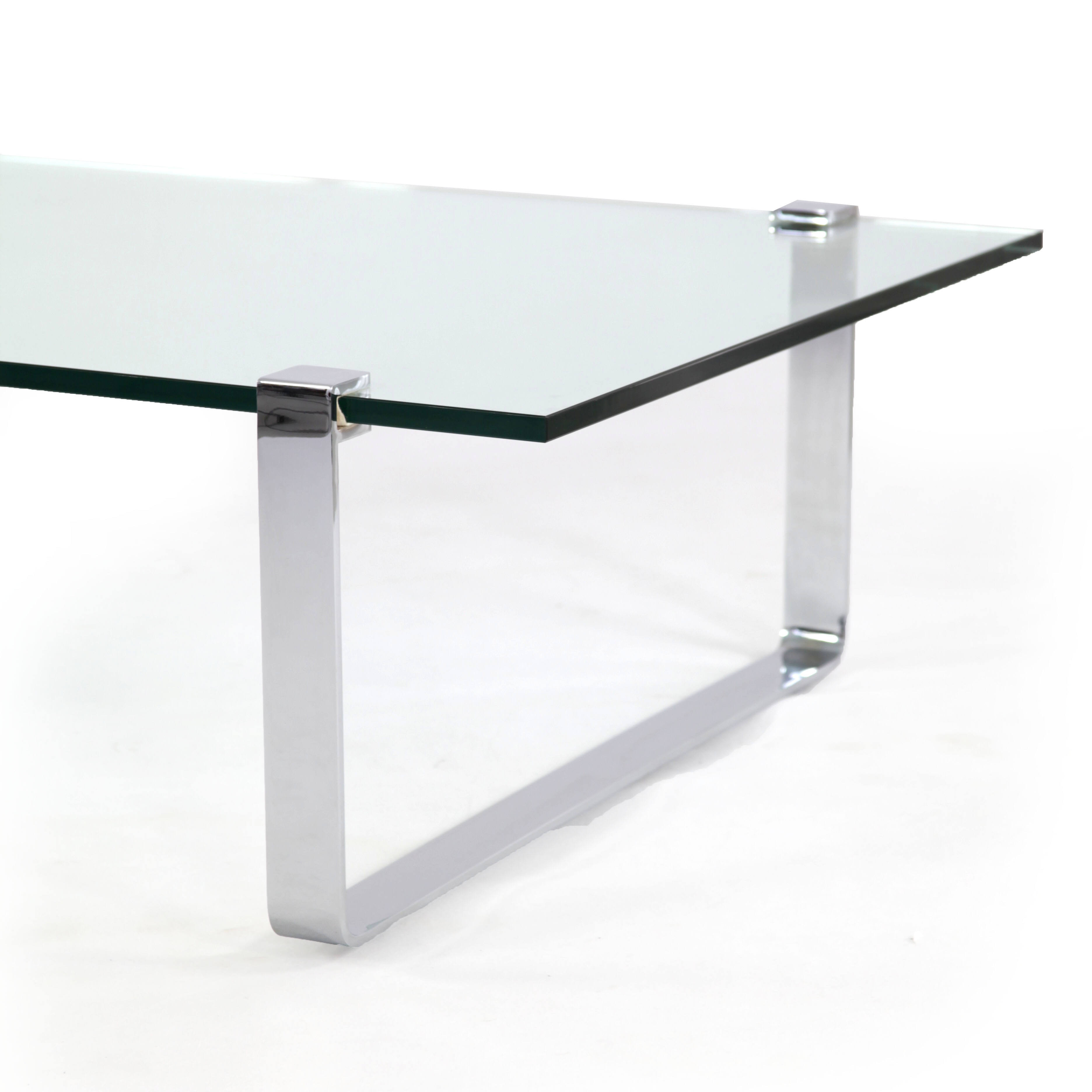 Mobelagentur Alge Friedrich Moller Ronald Schmitt Tisch Glas Chrom 70er Jahre