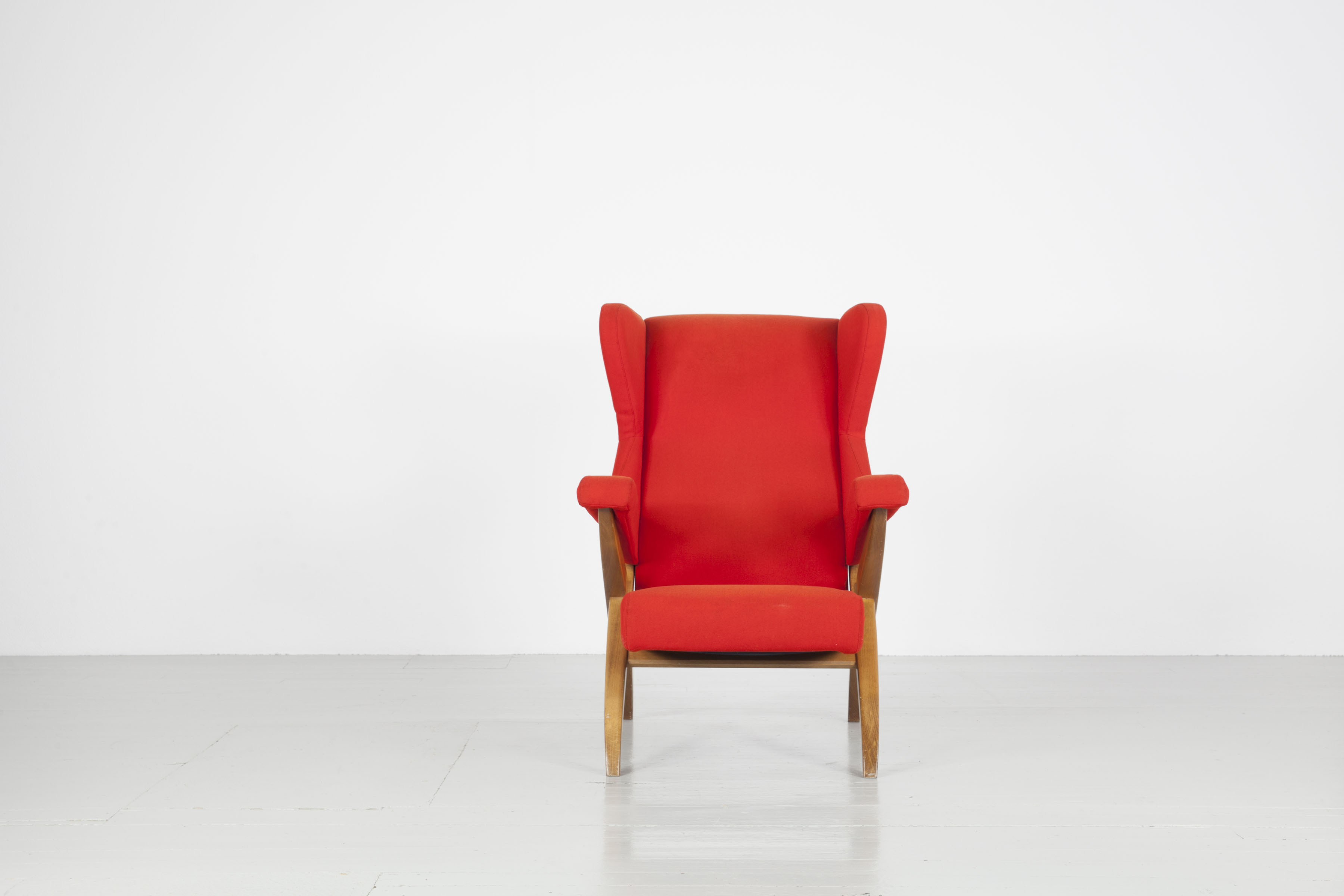 Franco Albini Sessel rot