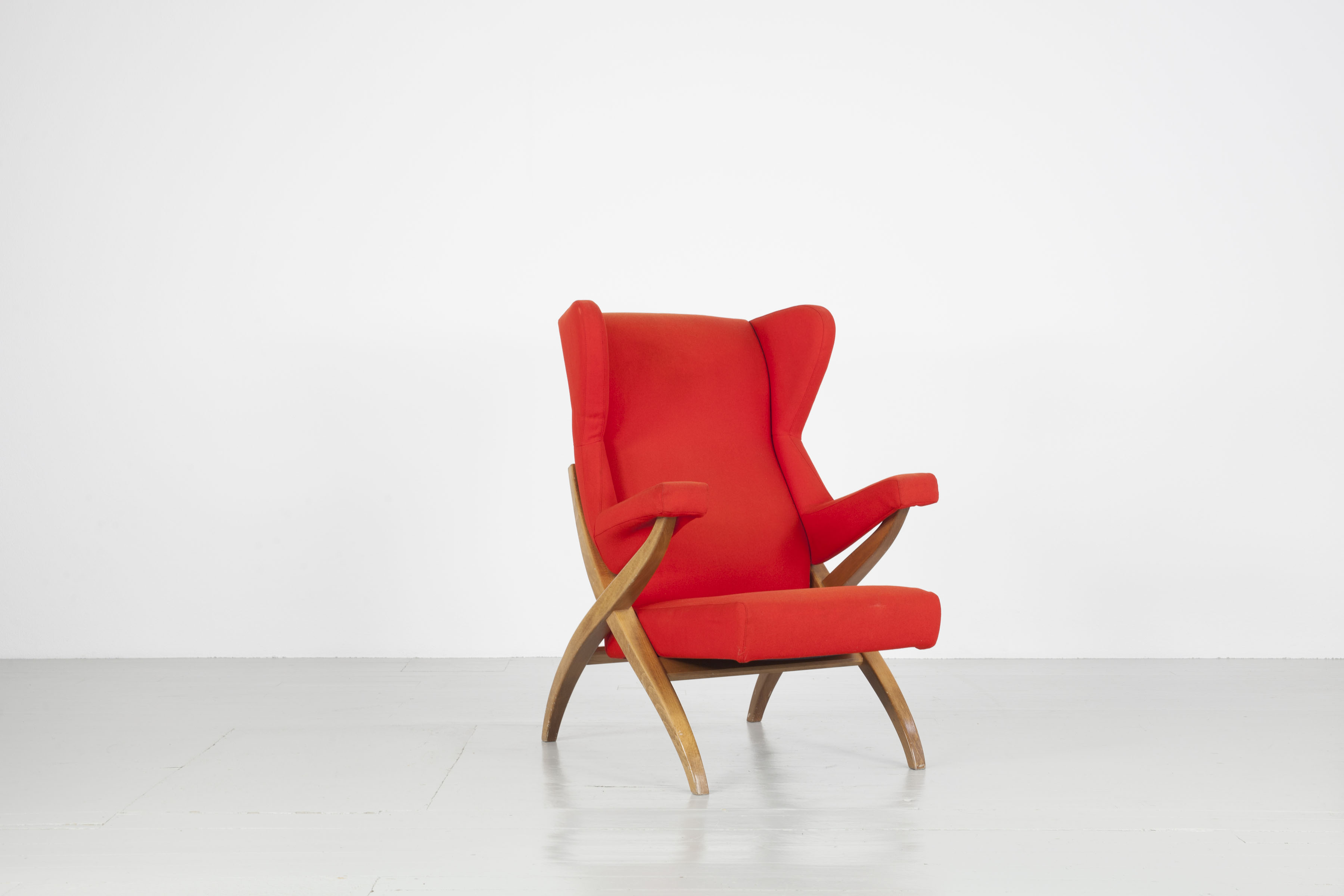 Franco Albini Sessel rot