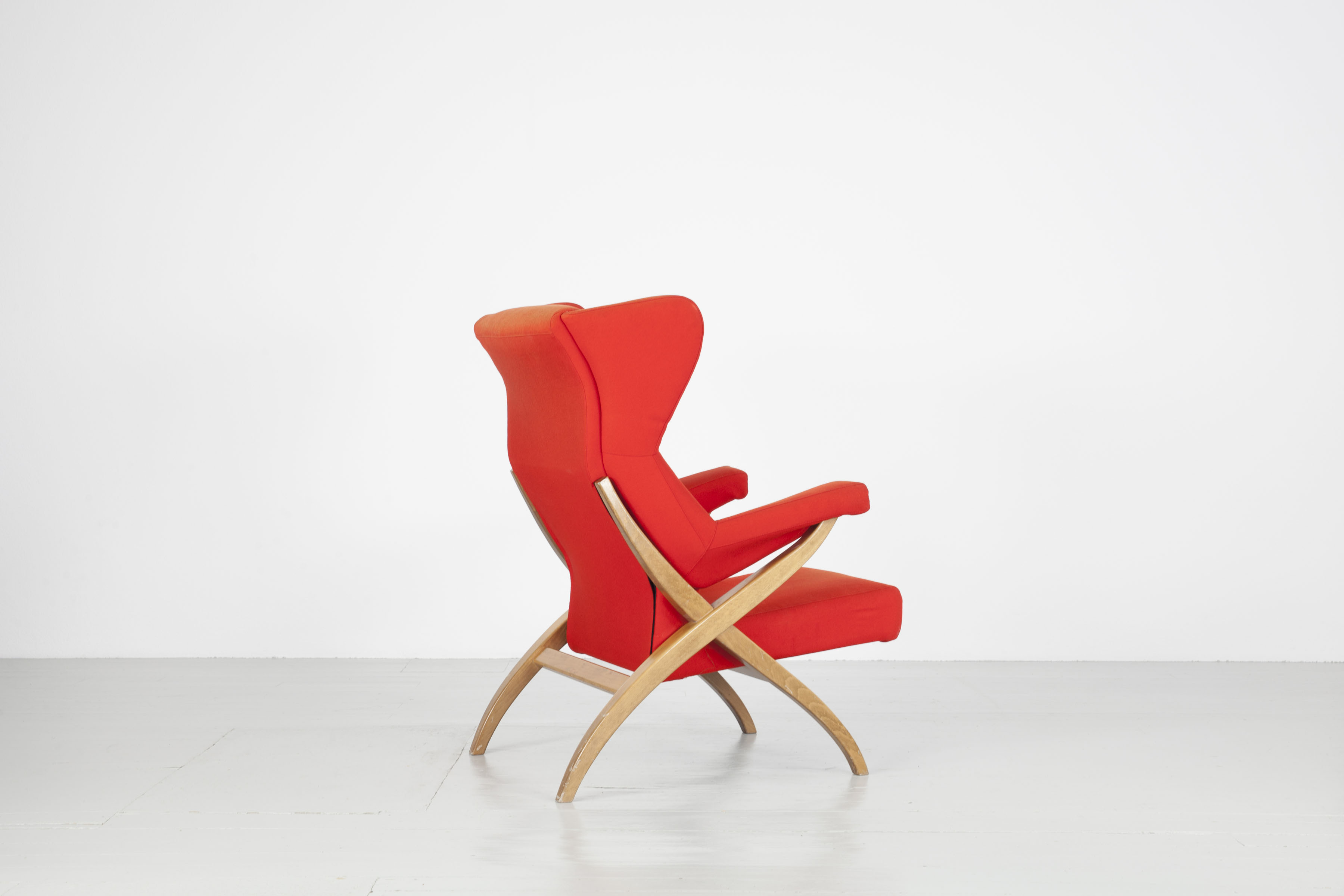 Franco Albini Sessel rot