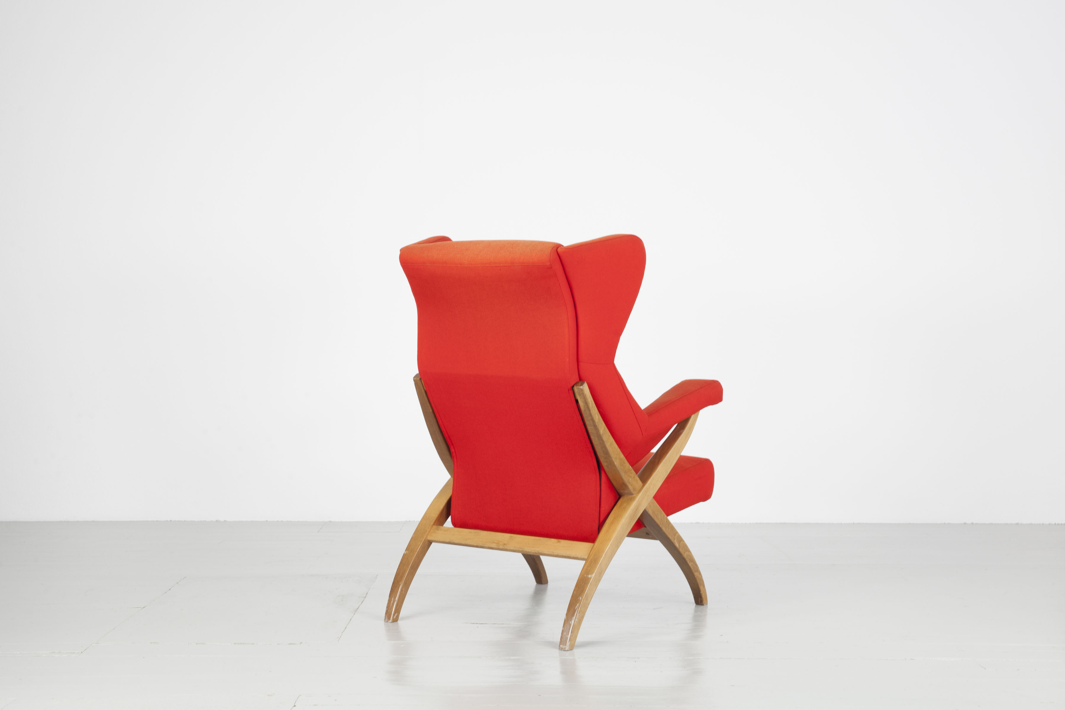 Franco Albini Sessel rot