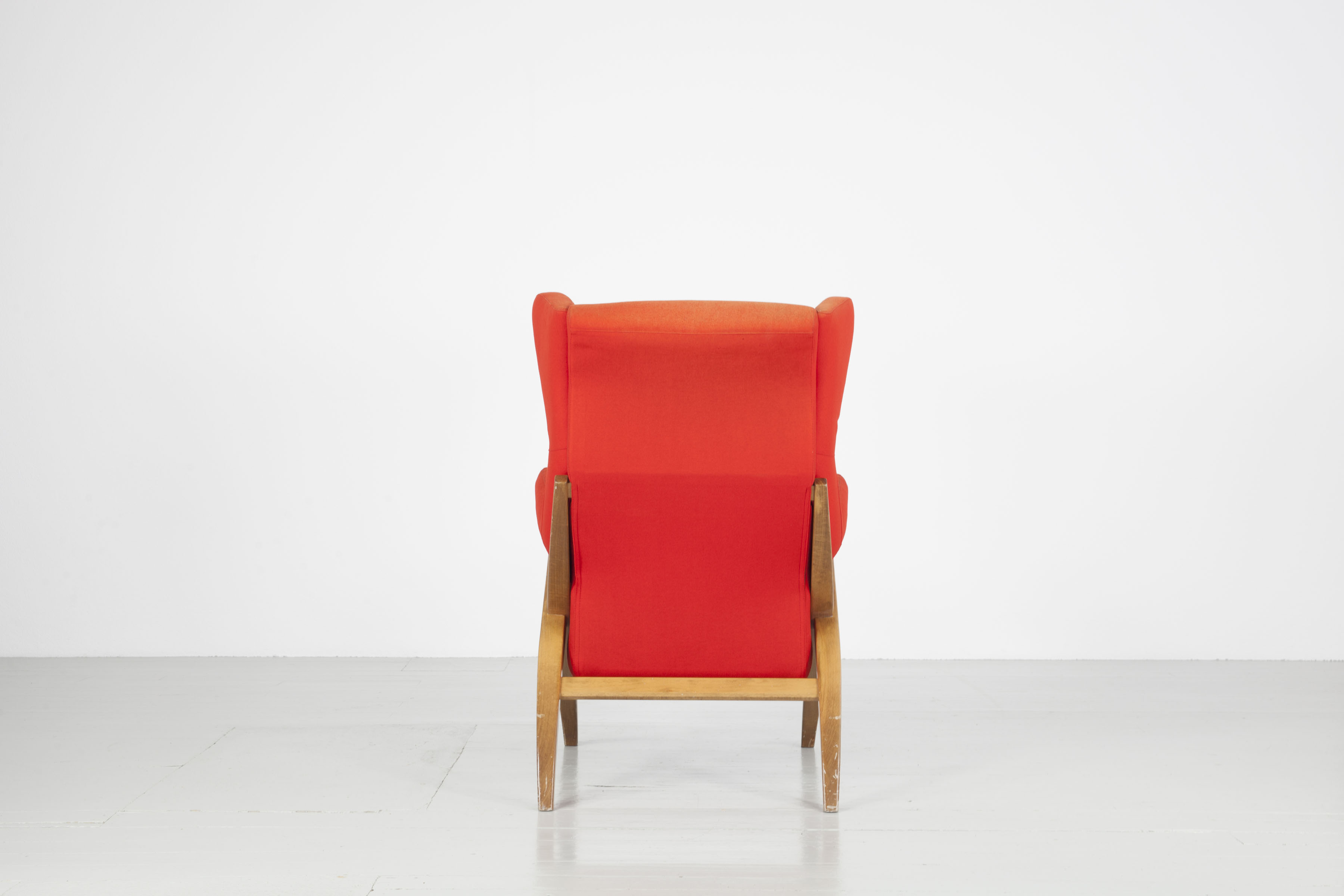 Franco Albini Sessel rot