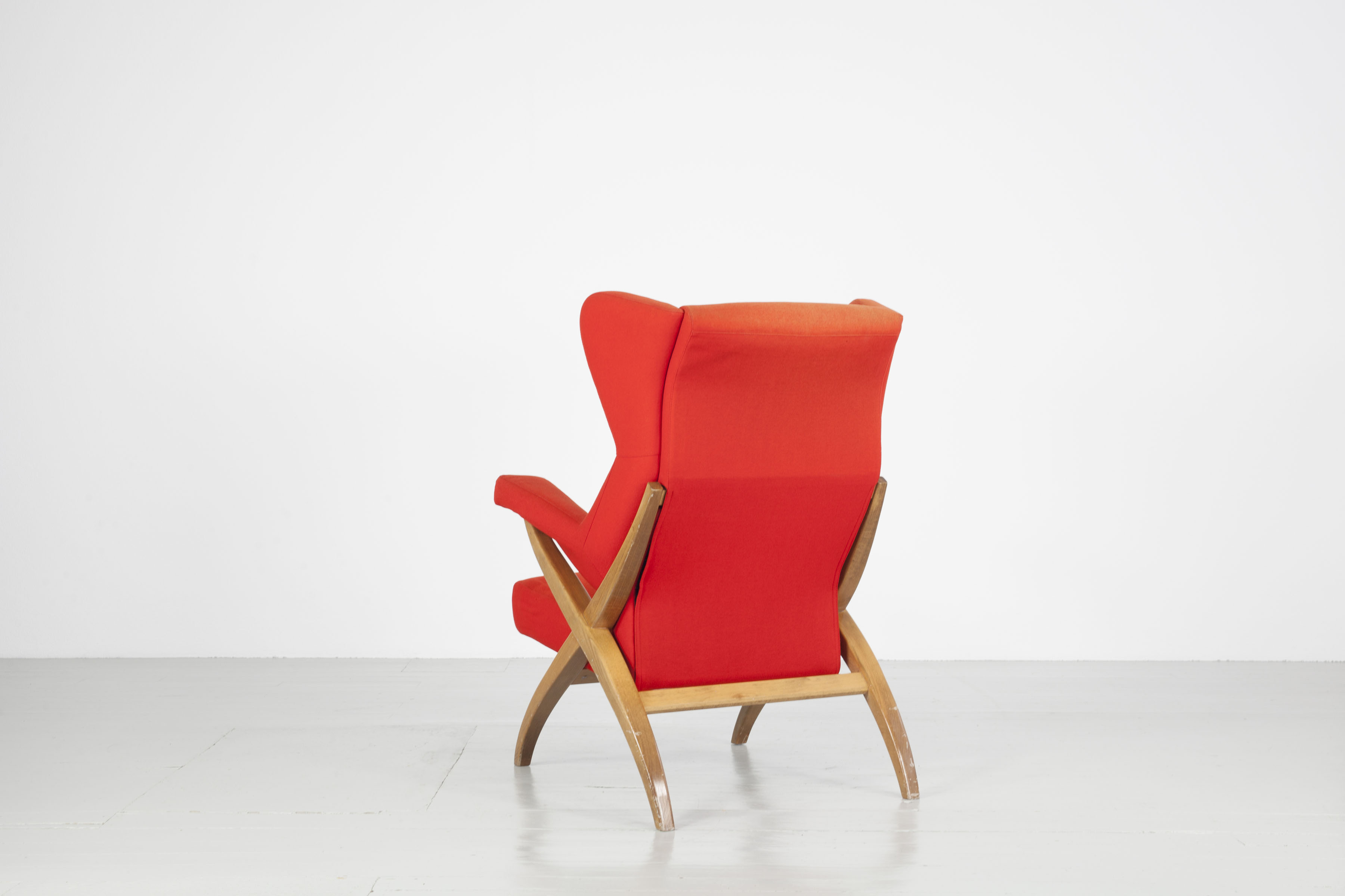 Franco Albini Sessel rot