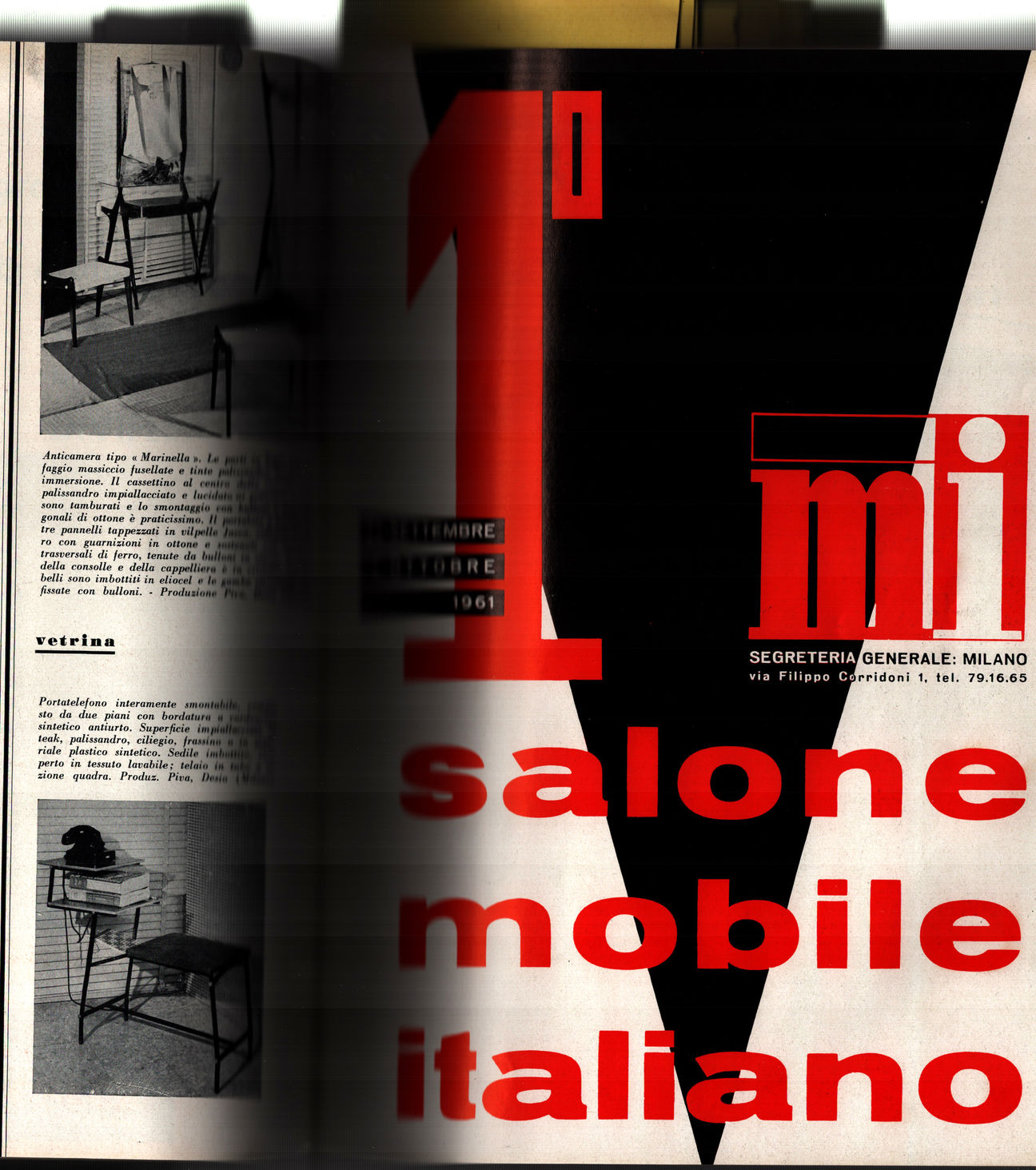 Rivista Dell' Arredamento 1961